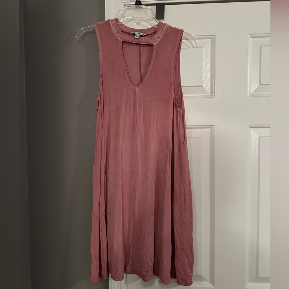 American Eagle Outfitters sleeveless pink dress